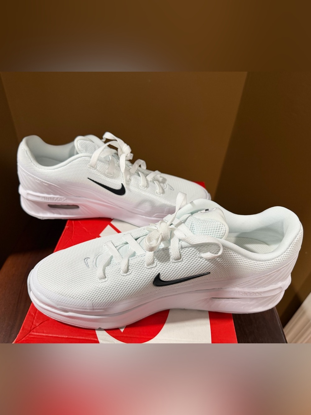 Nike Air max BIA White and Black - wolf gray Low-Top Sneakers M 10.5 W 12 NWT